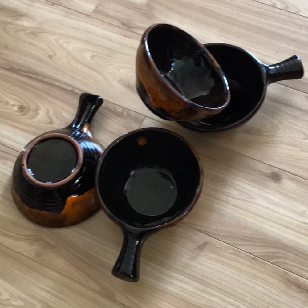 Vintage French Onion soup bowls